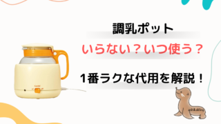 【調乳ポットは必要？】使うタイミングと1番ラクな代用方法を解説